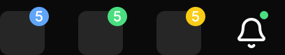 Badge demo: Colors