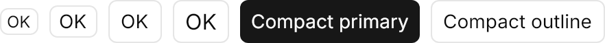 Button demo: Compact