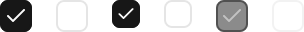 Checkbox demo: Bare