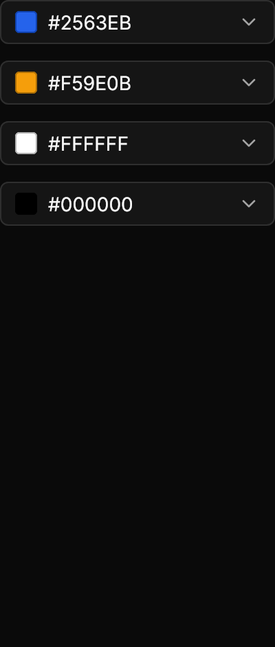 Color Picker demo: Field