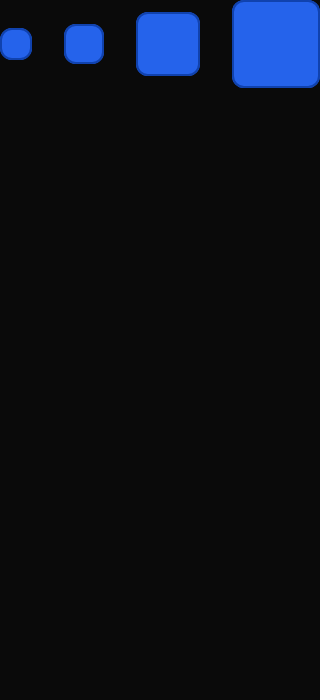 Color Picker demo: Sizes