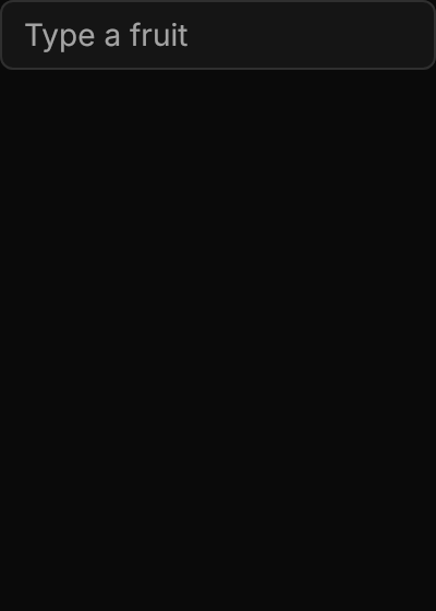 Combobox demo: Auto-complete