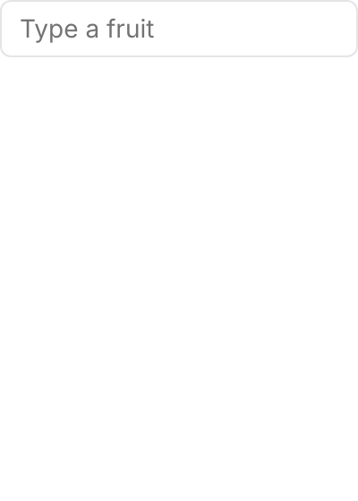 Combobox demo: Auto-complete
