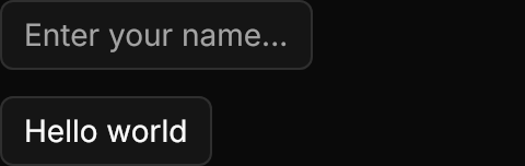 Input demo