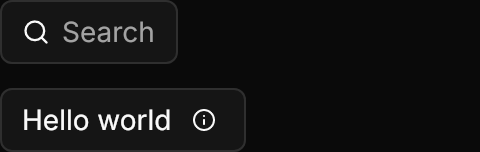 Input demo: Icons