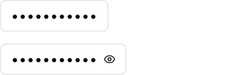 Input demo: Password