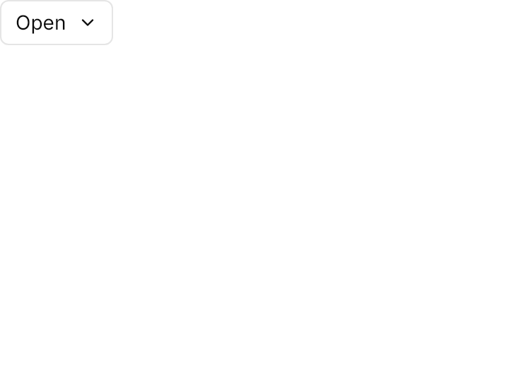 Menu demo: Dropdown