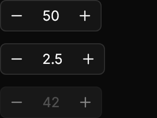 Number Input demo: Range and format