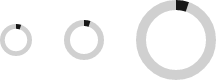 Progress Circle demo: Indeterminate