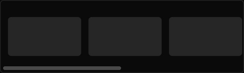 Scrollable demo: Horizontal