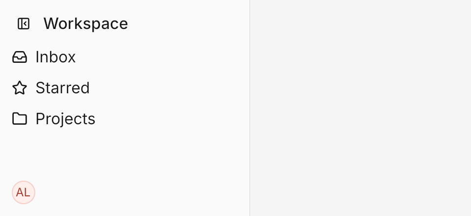 Sidebar demo: DrawerPage