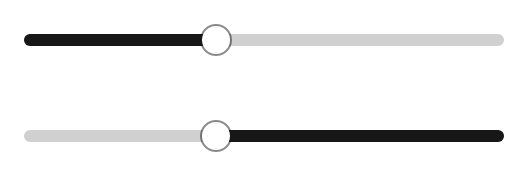 Slider demo: Reverse