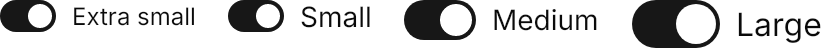 Switch demo: Sizes