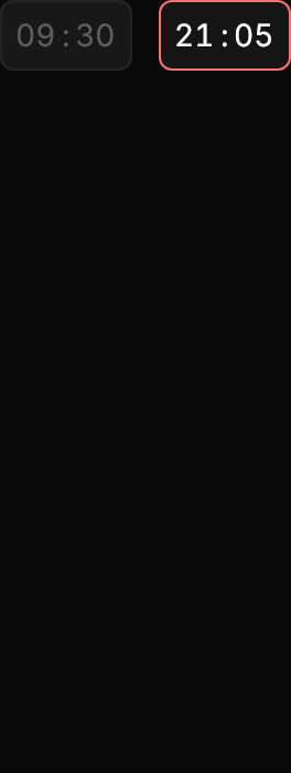 Time Field demo: States