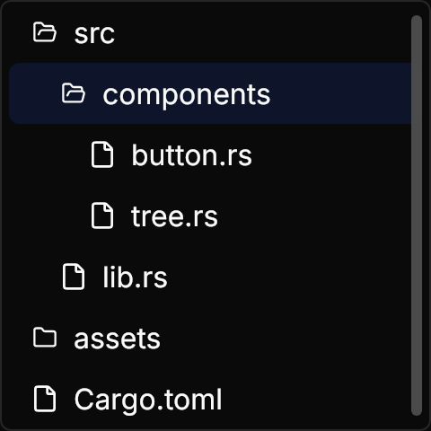 Tree demo: Rounded